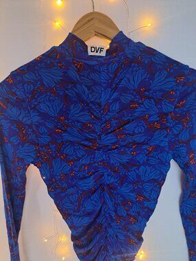 New DVF Reversible Mesh Dress